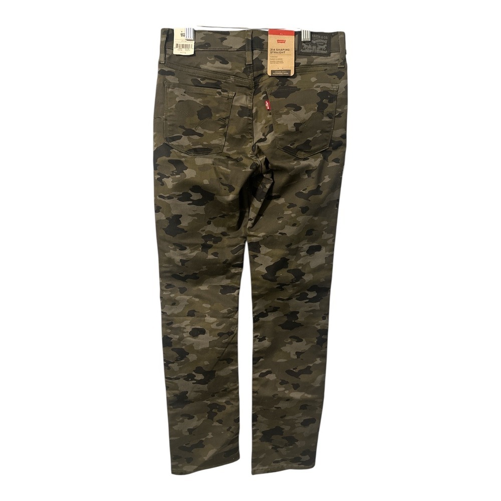 Levi's Womens Camouflage 314 Shaping Straight Pants, 27x30 - Picture 4 of 10